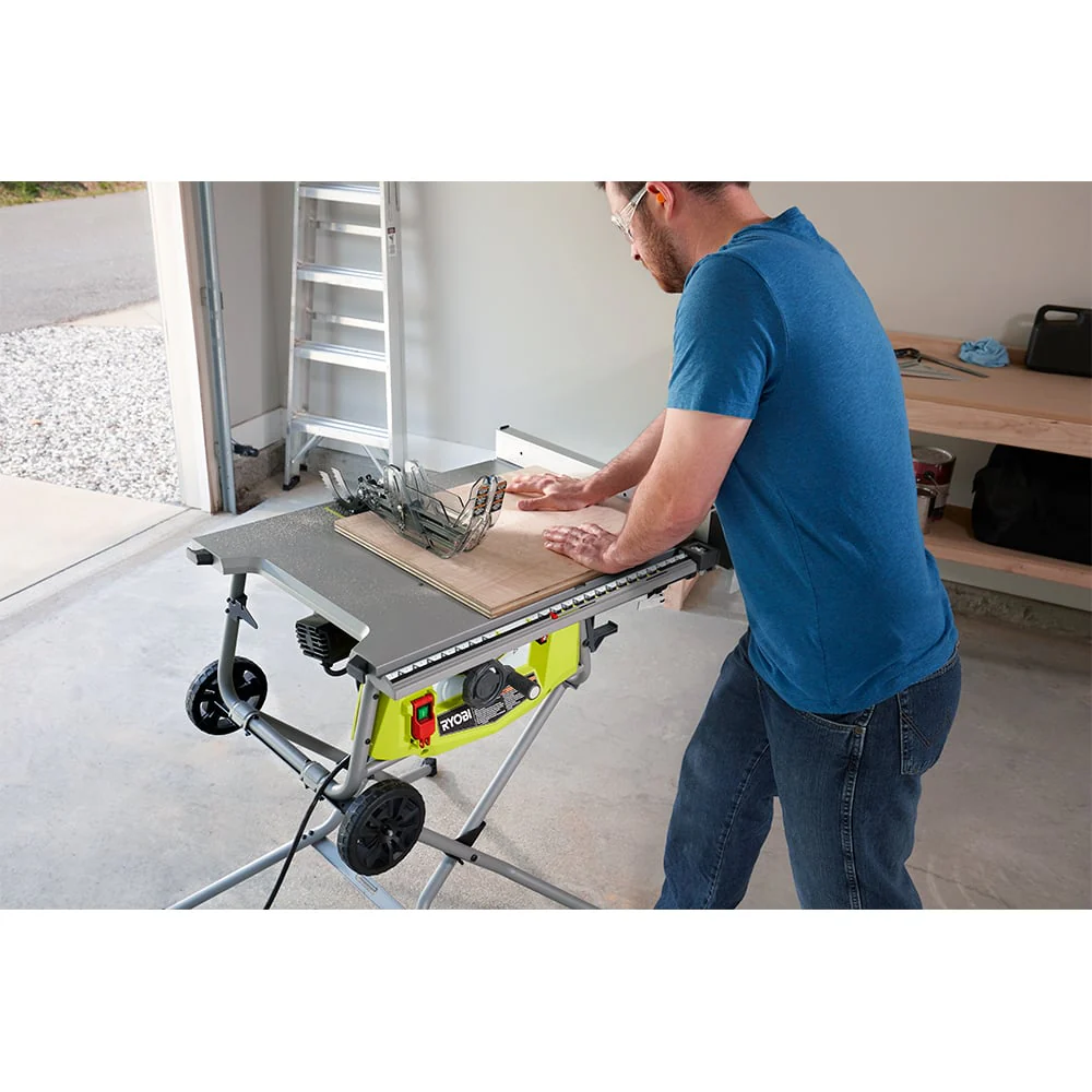 10" Expanded Capacity Table Saw with Rolling Stand - Image 4