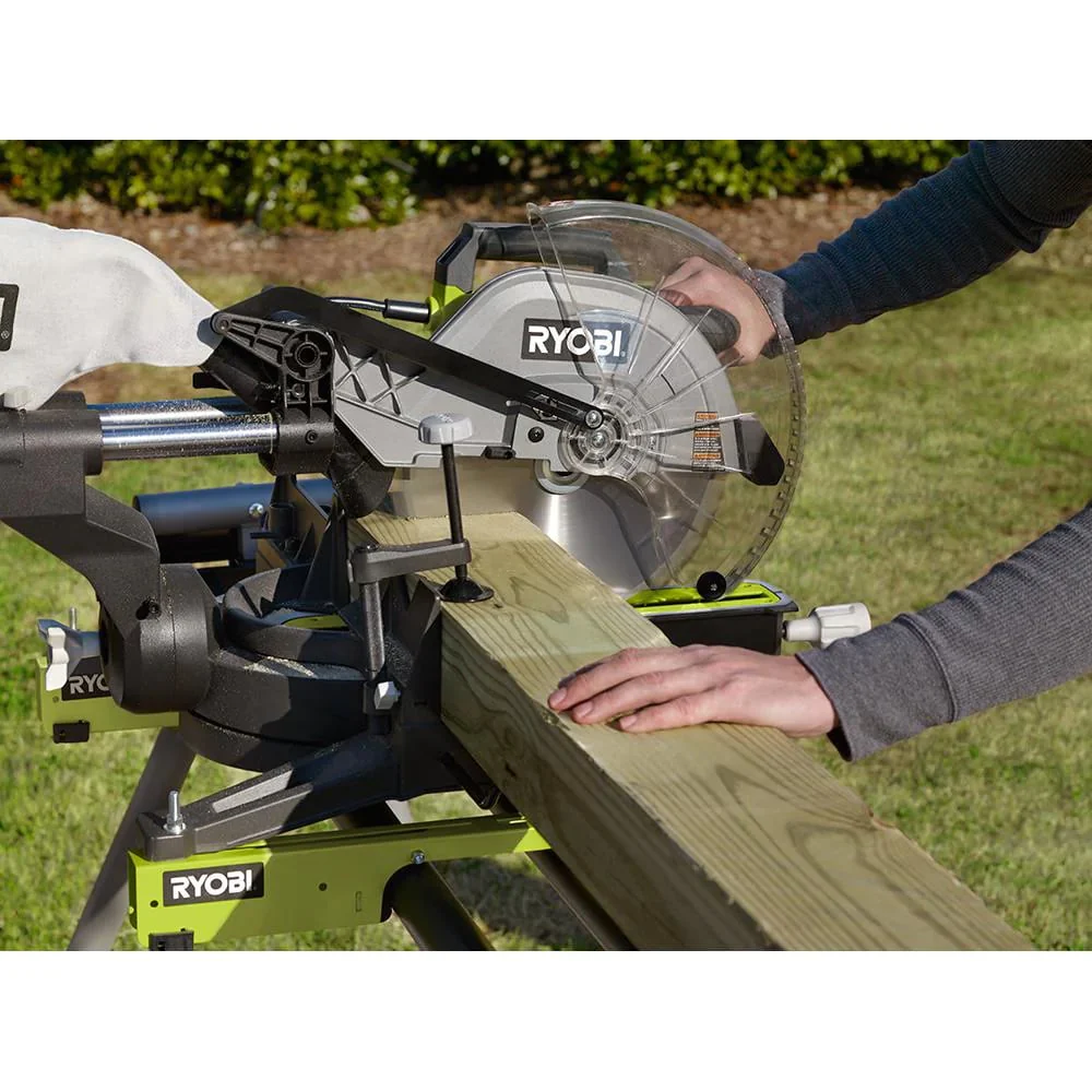 12" Compound Sliding Miter Saw with LED - Image 5
